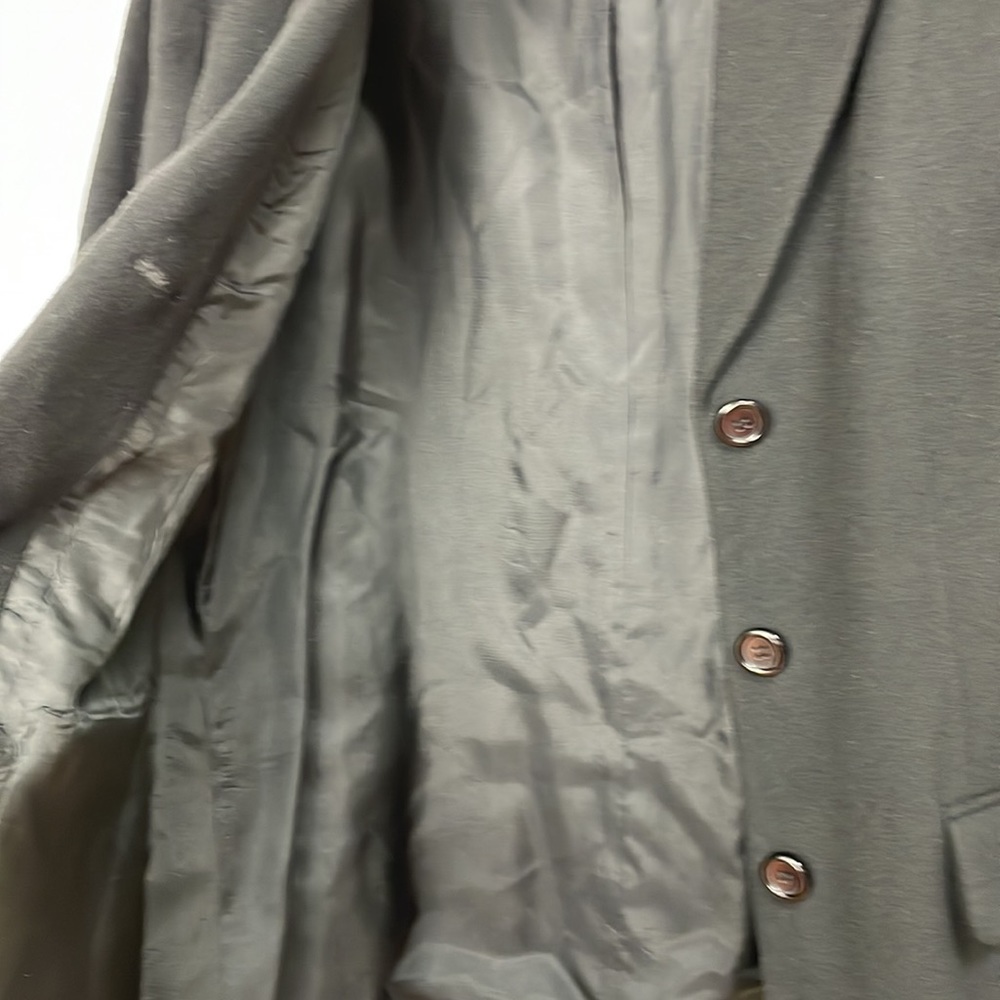 Vintage ST MICHAEL Mark & Spencer cashmere blend Blazer black classic - Picture 12 of 14